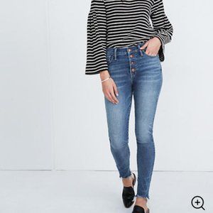 NWT Madewell 10" High-Rise Skinny Jeans